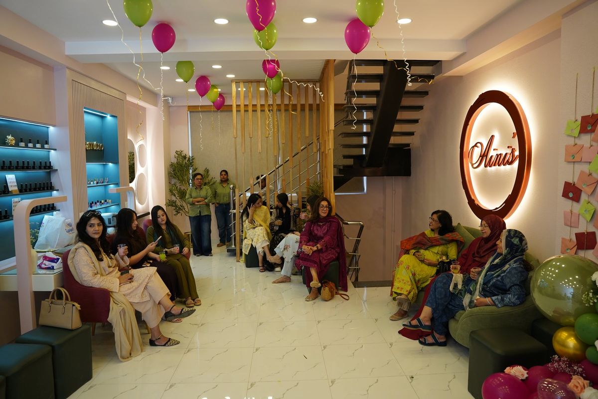 A full house at the salon launch